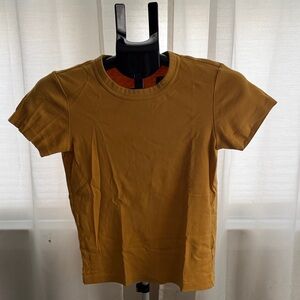 Uniqlo Mustard Women's Top